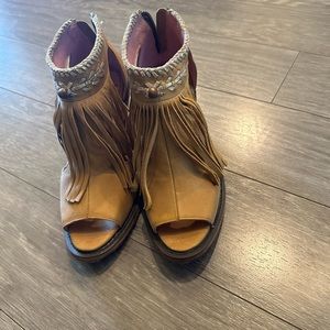 Junk Gypsy by Lane fringe bootie
